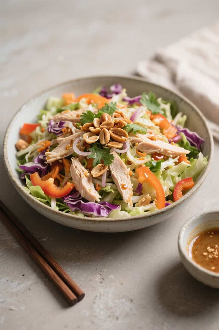 Crunchy vietnamese chicken salad