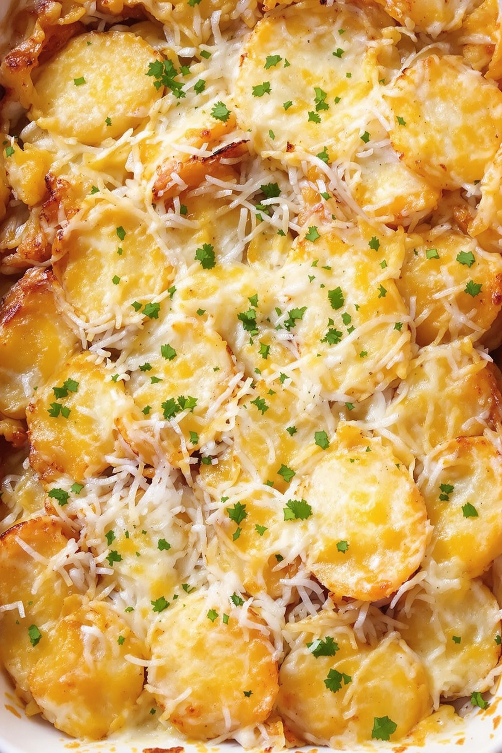 French Onion Potatoes Recipe - Savory Cheesy Side Dish 1 French onion potatoes