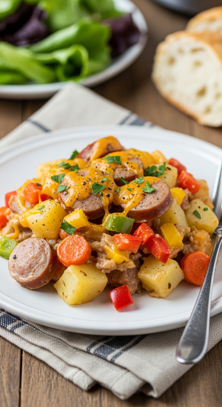 Instant Pot Sausage And Potato Casserole – Easy, Cheesy Comfort Food! 1 Instant pot sausage and potato casserole