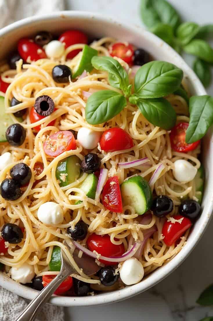 Italian spaghetti salad