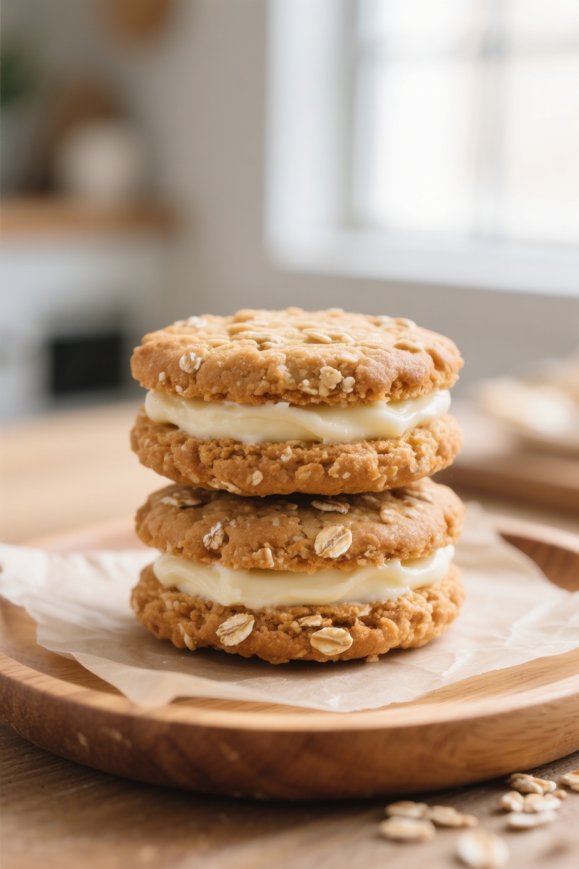Easy Oatmeal Sandwich Cookies Recipe: Soft, Chewy &Amp; Creamy! 1 Oatmeal sandwich cookies recipe