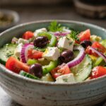 Vegan greek salad