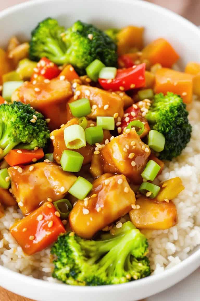 Instant pot chicken teriyaki bowls