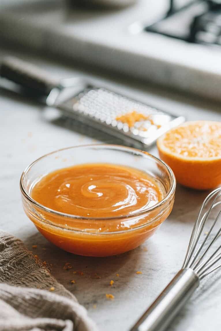Orange glaze