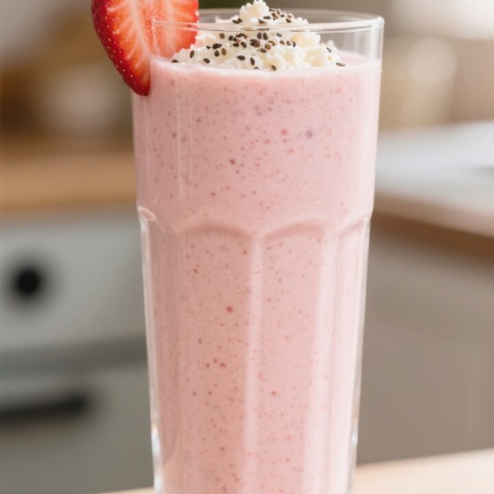 Strawberry Cottage Cheese Smoothie: A Creamy, Protein-Packed Delight 4 Strawberry cottage cheese smoothie