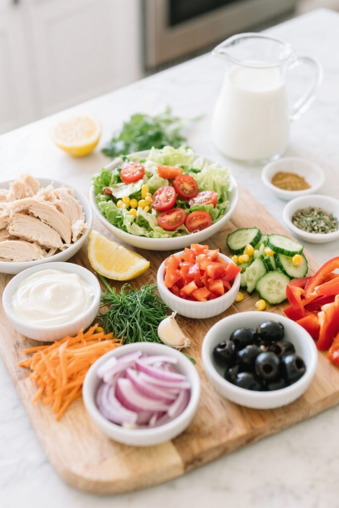 Healthy Ranch Chicken Salad – Easy &Amp; Delicious Recipe 2 Healthy ranch chicken salad ingredients