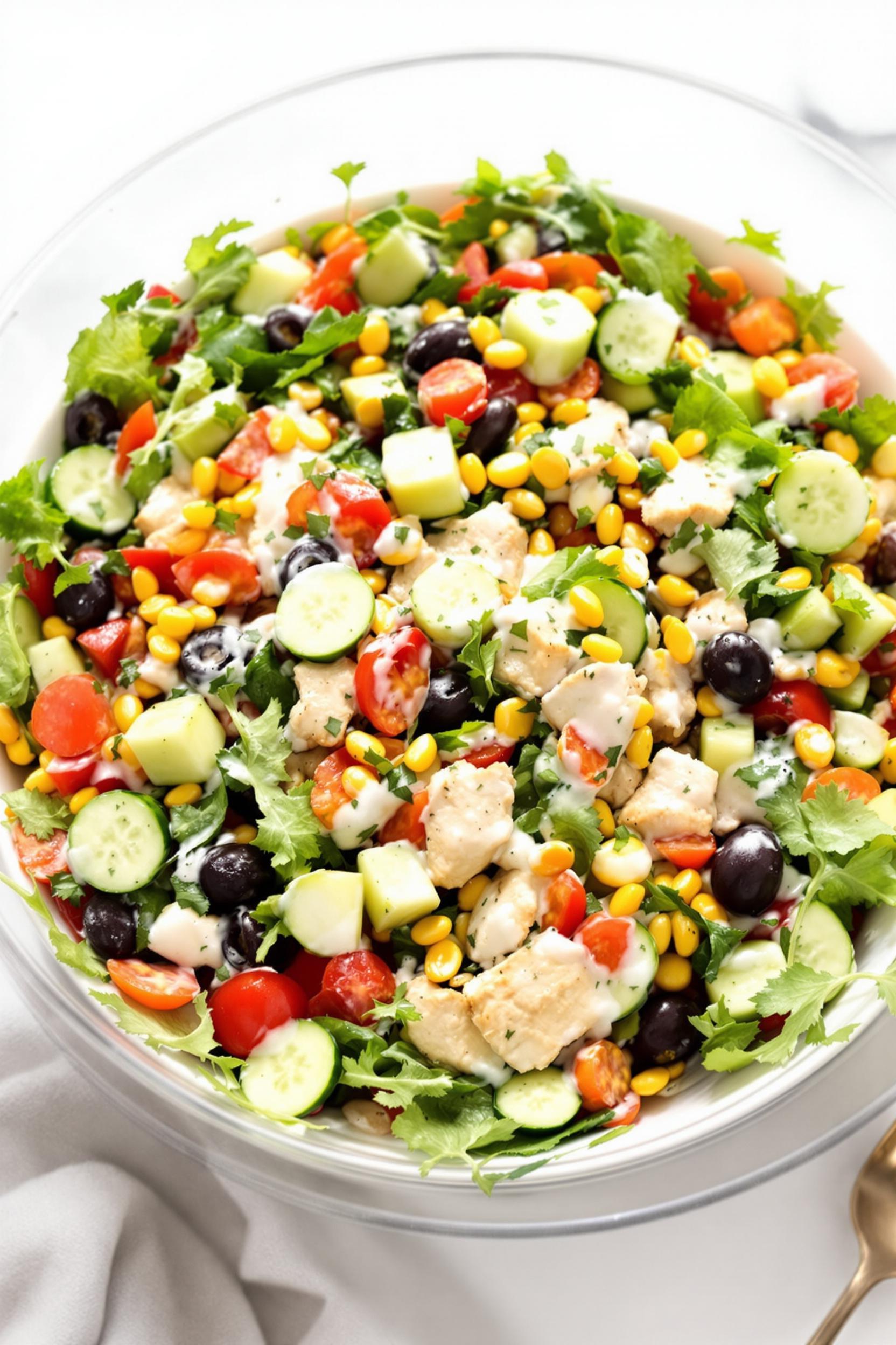 Healthy Ranch Chicken Salad – Easy &Amp; Delicious Recipe 1 Healthy ranch chicken salad