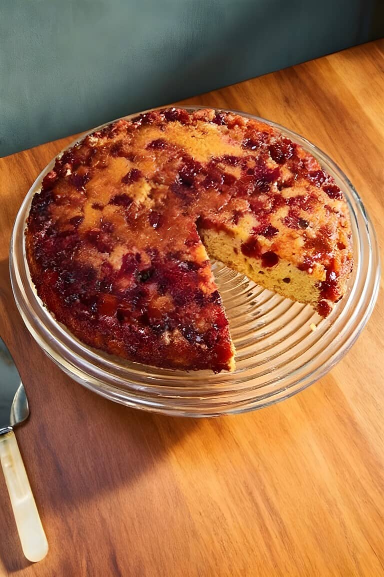 Cranberry upside down cake recipe