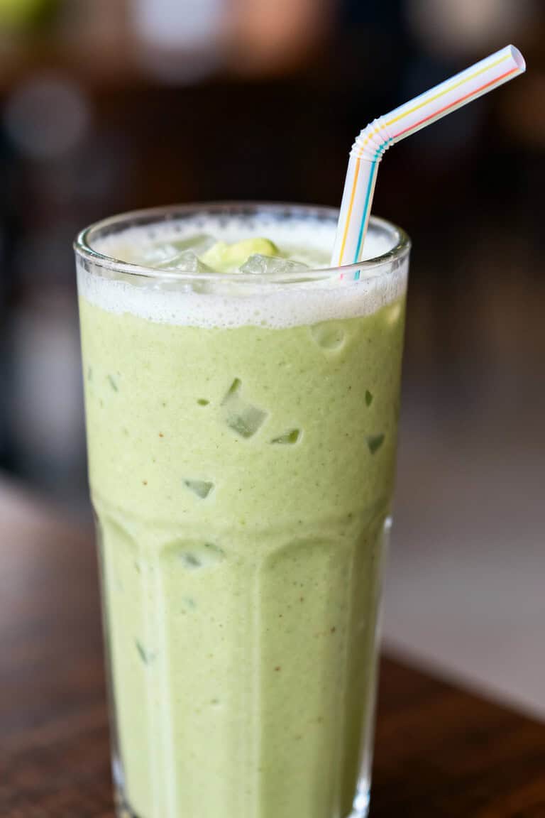 Vietnamese avocado smoothie