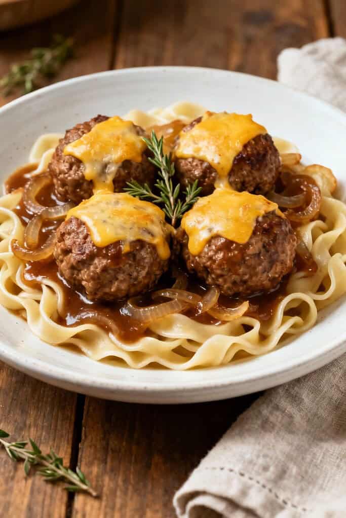 Crockpot French Onion Meatballs: An Easy Slow Cooker Recipe 2 Image 15