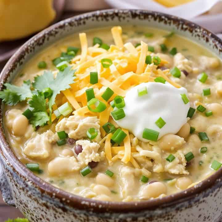 White Chicken Chili Recipe: A Creamy Comfort Food Classic 4 Creamy white chicken chili
