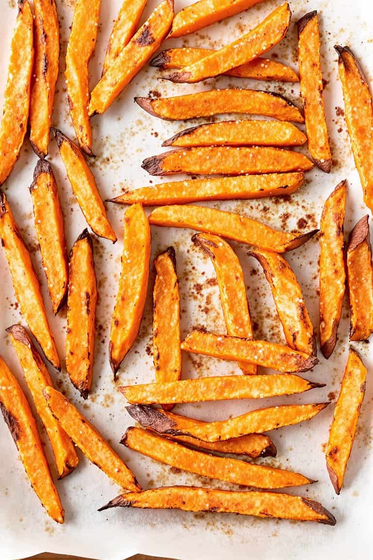 Baked sweet potato fries