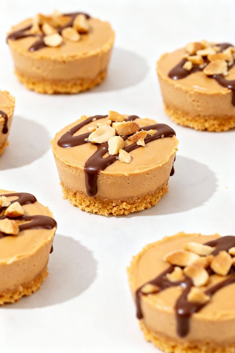 Keto peanut butter cheesecake bites