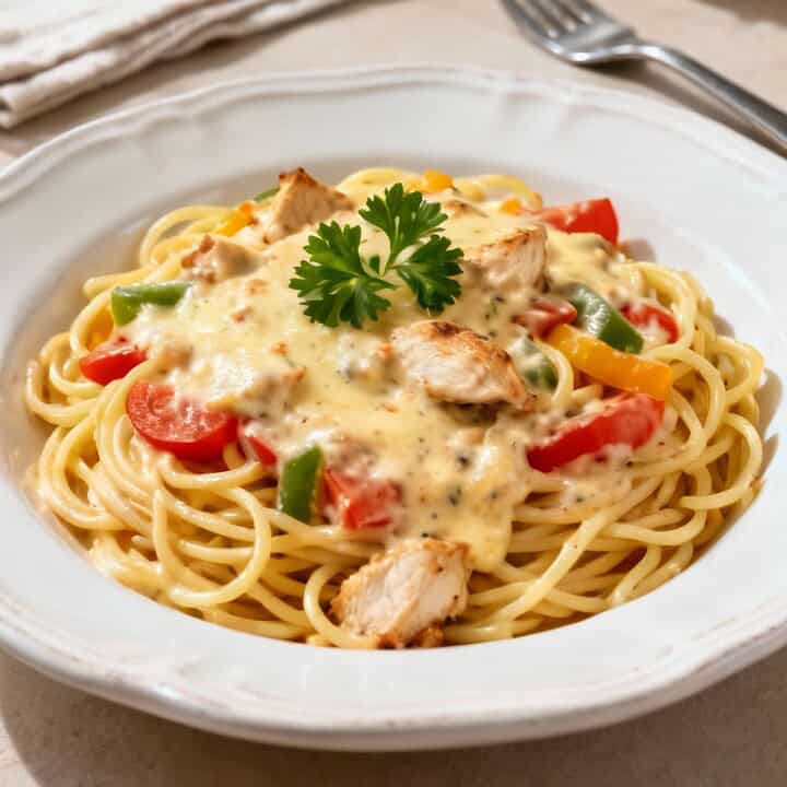 Spaghetti Chicken Casserole: A Comforting Family Dinner Recipe 3 Spaghetti chicken casserole