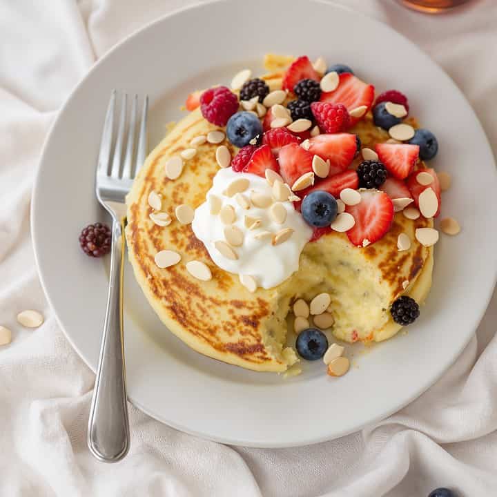 Baked Protein Pancake Bowls: A Delicious High-Protein Breakfast Recipe 3 Baked protein pancake bowls