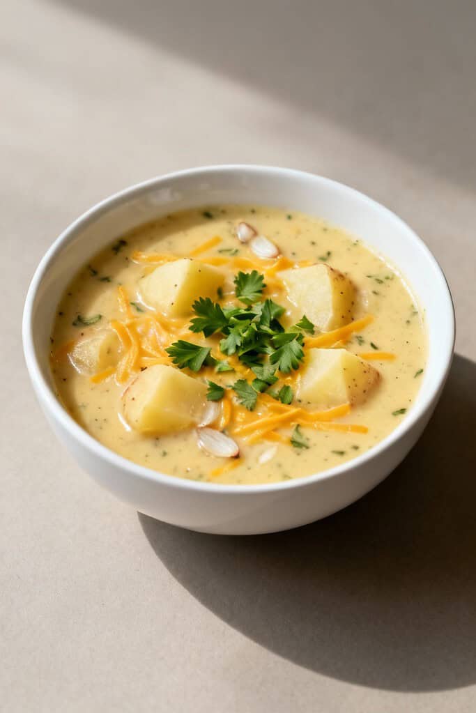 Cheddar Garlic Herb Potato Soup: A Comforting Creamy Delight 2 Image 17