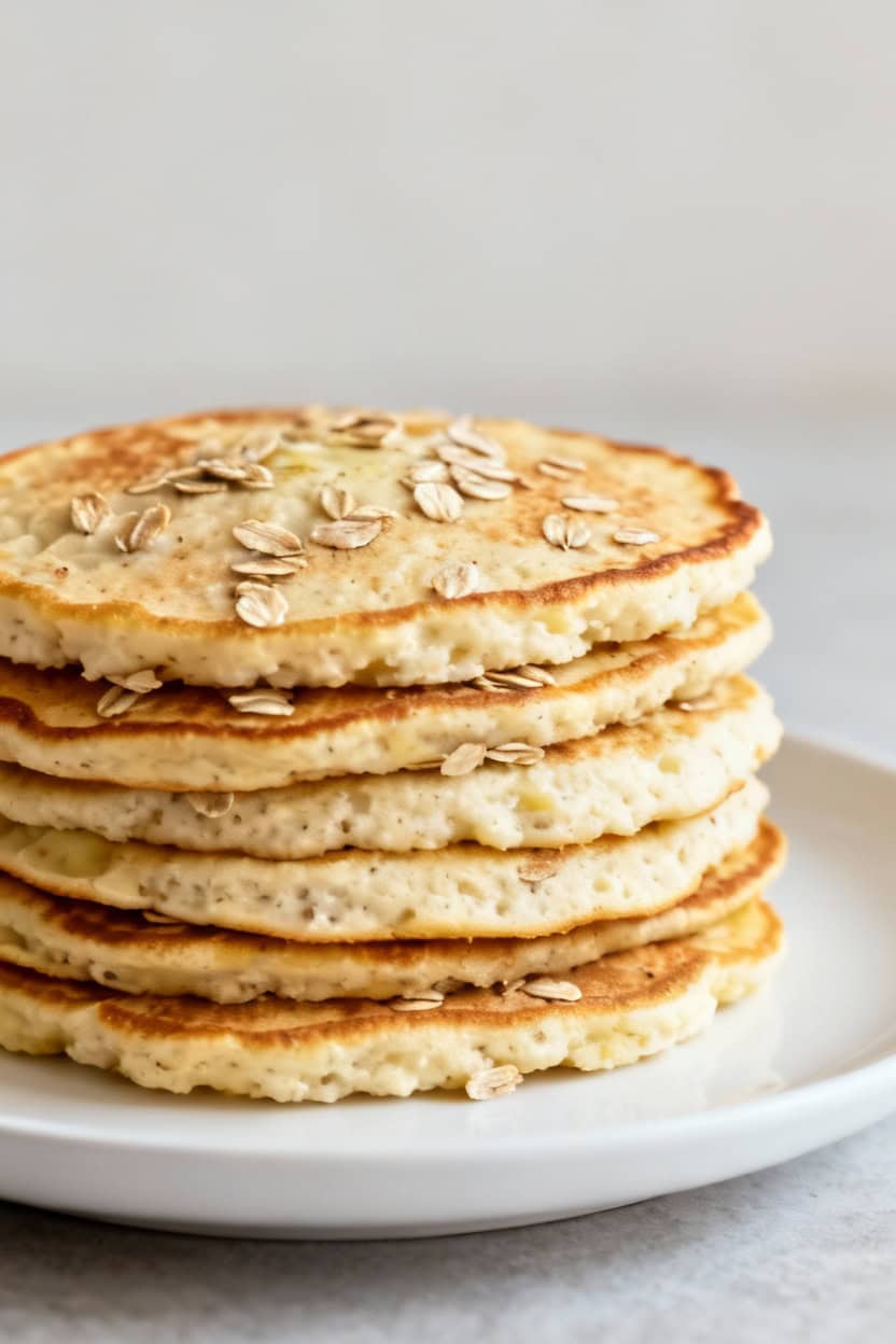 High-protein cottage cheese pancakes