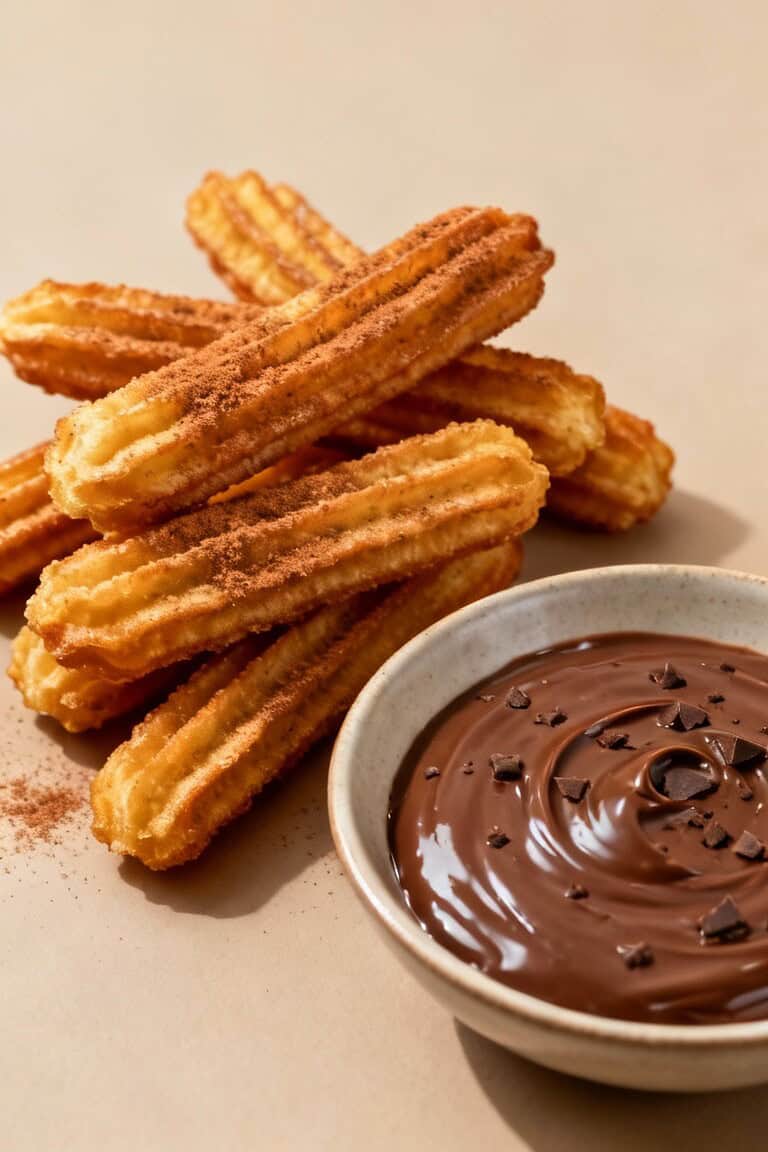 Air fryer churros with cinnamon sugar
