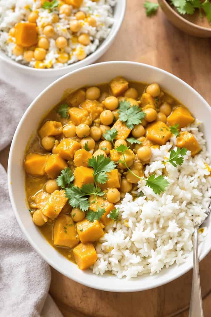 Easy Vegan Sweet Potato &Amp; Chickpea Curry 2 Image 7