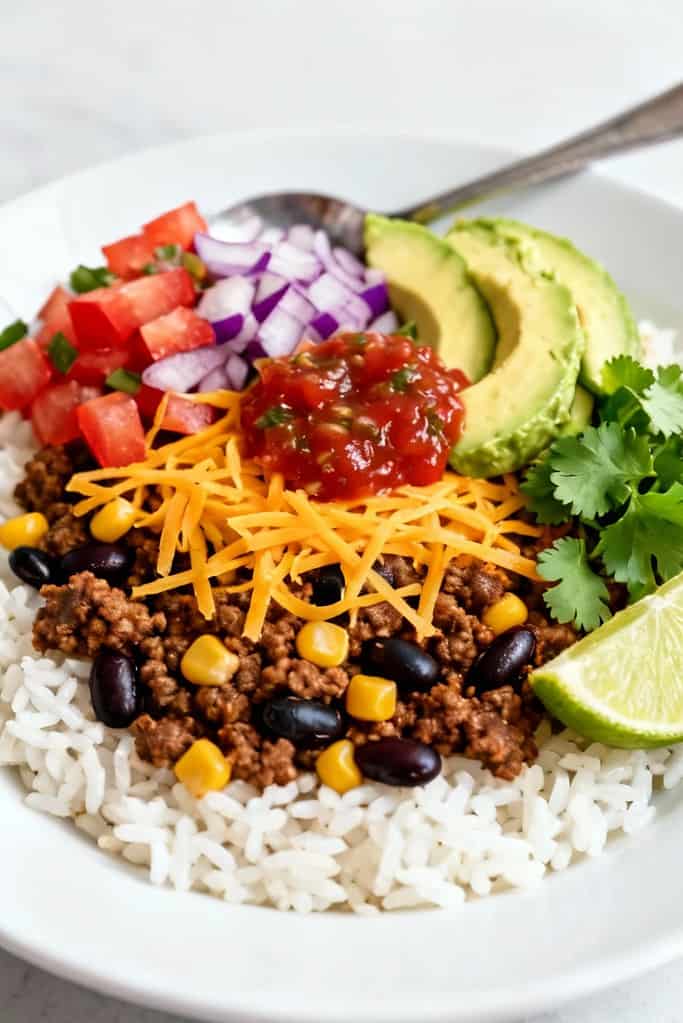 Easy Taco Rice Bowl Recipe: Quick Mexican-Inspired Dinner 2 Image 9